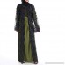 Suma-ma Muslim Womens Lace Sequin Cardigan Embroidery Maxi Dress Kimono Open Robe Kaftan Cover Up Black B07P2WKFJH
